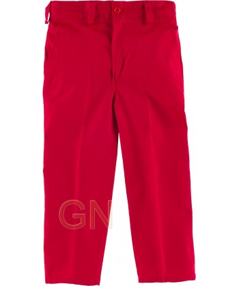 Pantalón para niño o infantil color rojo