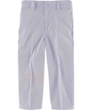 Pantalón para niño o infantil color blanco