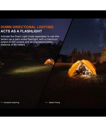 Linterna Fenix CL22R recargable de camping (500 lúmenes)