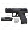 Linterna táctica para arma con 1200 lúmenes para policía