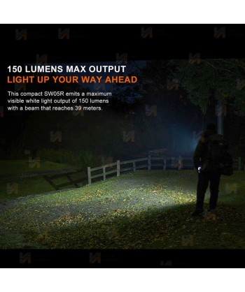 Linterna multiusos Fenix SW05R-RED - 150 lúmenes