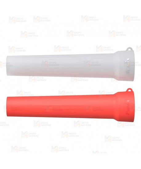 Cono blanco de tráfico para distintos modelos de linternas Fenix