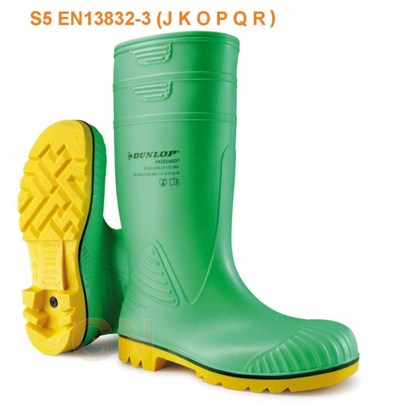 Bota de agua para riesgos químicos