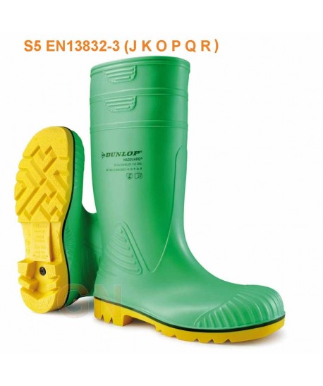Bota de agua para riesgos químicos