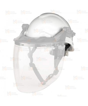 Casco aislante para la industria eléctrica con cierre ruleta