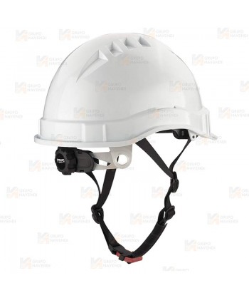 Casco aislante para la industria eléctrica con cierre ruleta