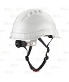 Casco aislante para la industria eléctrica con cierre ruleta