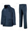 Traje completo para lluvia de Poliuretano color azul marino