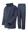 Traje de lluvia muy resistente y transpirable color azul marino