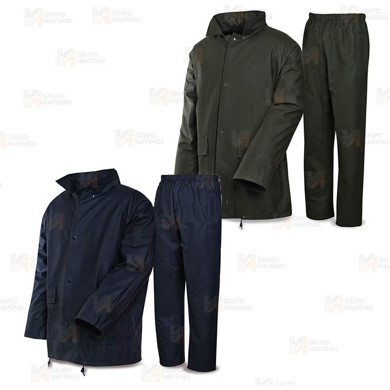 Traje de lluvia muy resistente y transpirable