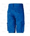 Pantalón económico multibolsillos de algodón 245 g color azulina