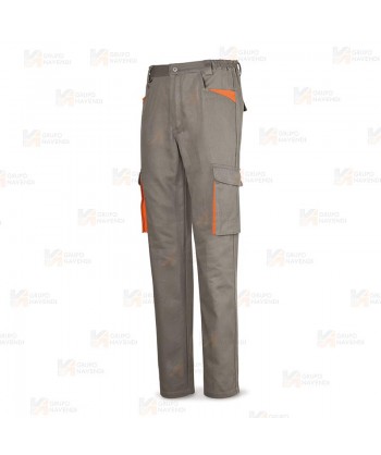 Pantalones de algodón con refuerzos y multibolsillos