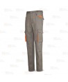 Pantalones de algodón con refuerzos y multibolsillos