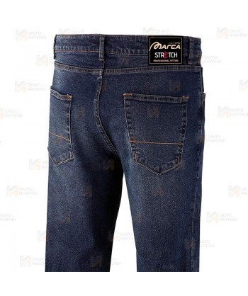 Pantalón laboral con tejido elástico y extrafuerte tipo vaqueros