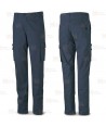Pantalón laboral bielástico multibolsillos color azul marino