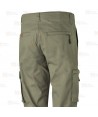 Pantalón laboral bielástico multibolsillos color kaki