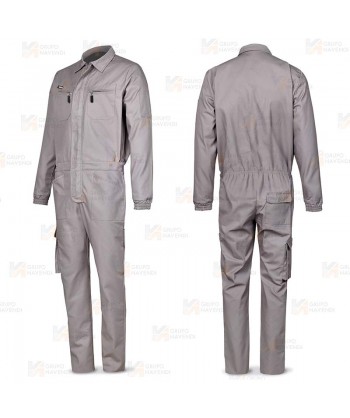 Buzo económico de algodón de 245 g color gris