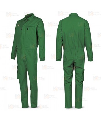 Buzo económico de algodón de 245 g color verde