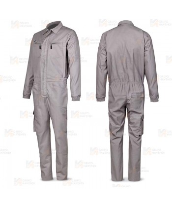 Buzo económico multibolsillos color gris