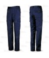 Pantalón económico multibolsillos de tejido muy resistente de 200 gr color azul marino