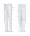 Pantalón económico multibolsillos de tejido muy resistente de 200 gr color blanco