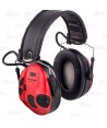 Orejeras electrónicas 3M PELTOR SportTac con cazoletas rojas y negras (SNR 26dB)
