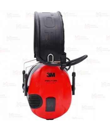 Orejeras electrónicas 3M PELTOR SportTac con cazoletas rojas y negras (SNR 26dB)