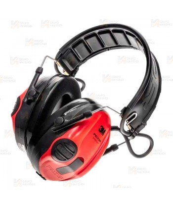 Orejeras electrónicas 3M PELTOR SportTac con cazoletas rojas y negras (SNR 26dB)