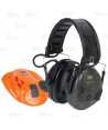 Orejeras electrónicas 3M PELTOR SportTac con cazoletas rojas y negras (SNR 26dB)