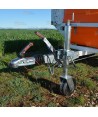 Remolque contra incendios con motobomba 334 L/min y 5,5 Bar.