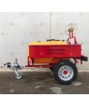 Remolque contra incendios con motobomba HONDA de 10 Bar - 500 lit/min para Aeródromos y Helipuertos.