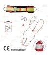 Kit de cinturón de posicionamiento con cuerda de amarre y mosquetones