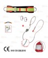 Kit de cinturón de posicionamiento con cuerda de amarre y mosquetones