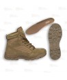 Bota táctica de caña baja (8") con cordones color desierto