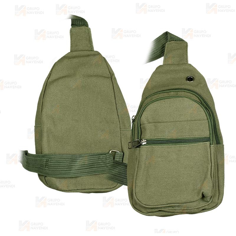 Bolsa / Bandolera táctica muy económica y versátil color Verde militar