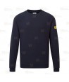 Sudadera de cuello redondo ESD antiestática color azul marino
