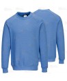 Sudadera de cuello redondo ESD antiestática color azul