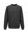 Sudadera de cuello redondo ESD antiestática color gris