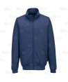 Sudadera con cremallera central ESD antiestática color azul marino