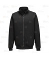 Sudadera con cremallera central ESD antiestática color negro