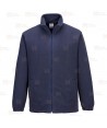 Chaqueta polar ESD antiestática con cremallera color azul marino
