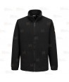 Chaqueta polar ESD antiestática con cremallera color negro