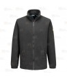 Chaqueta polar ESD antiestática con cremallera color gris