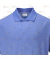 Polo ESD antiestático de manga corta color celeste