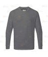 Camiseta ESD antiestática de manga larga y cuello redondo color gris oscuro