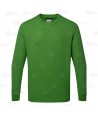 Camiseta ESD antiestática de manga larga y cuello redondo color verde