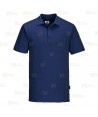 Polo ESD antiestático de manga corta color azul marino