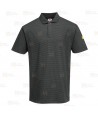 Polo ESD antiestático de manga corta color negro