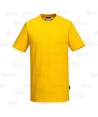 Camiseta ESD antiestática de manga corta color amarillo