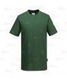 Camiseta ESD antiestática de manga corta color verde